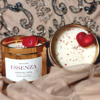 Handmade soy wax candle Patchouli and cocoa